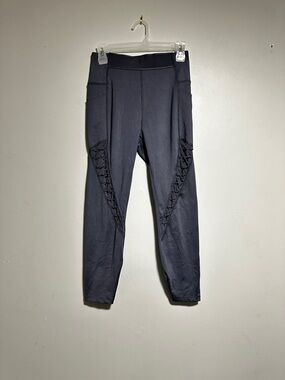 Victoria's Secret Black Performance Leggings with Subtle Logo